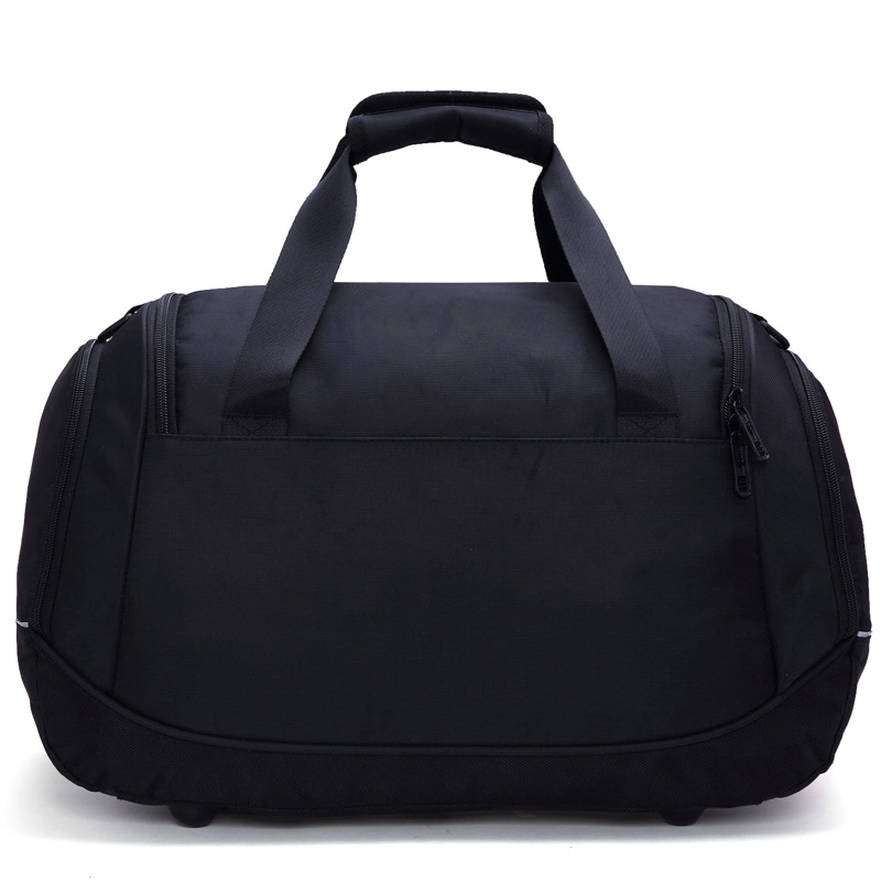 Distributor Fashion Waterproof Black Polyester Custom Men Duffel Travel Weekend Bag