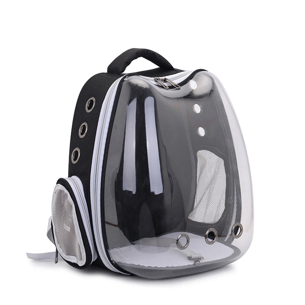 Portable Transparent Full View Pet Carrier Cat Ears Shape Cat Backpack