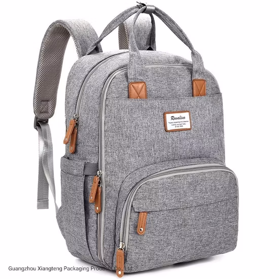 새로운 디자인 패션 맞춤형 가죽 캔버스 야외 여행 배낭